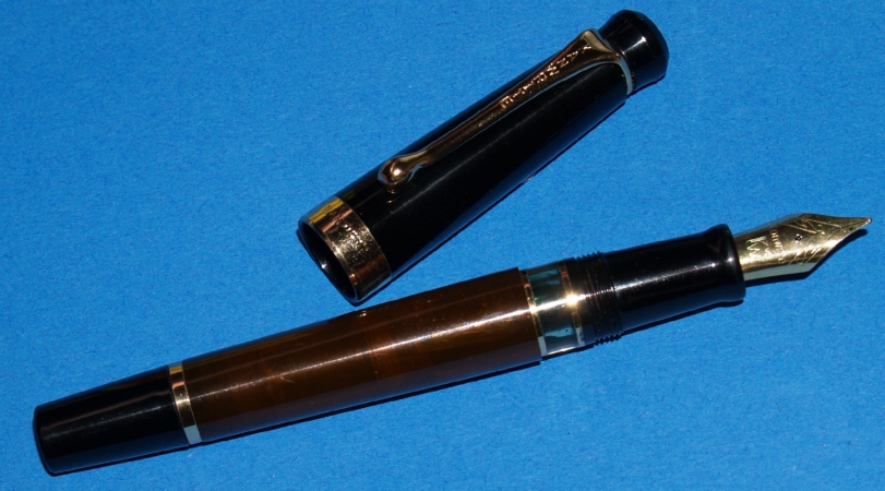 Origine Inde. Fait main. Remplissage par piston. Plume Kanwrite moyenne. 